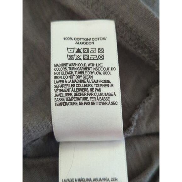 PINK Lucky Brand Gray Cotton Short Sleeve Classic Crew Tee Size S - Picture 8 of 9